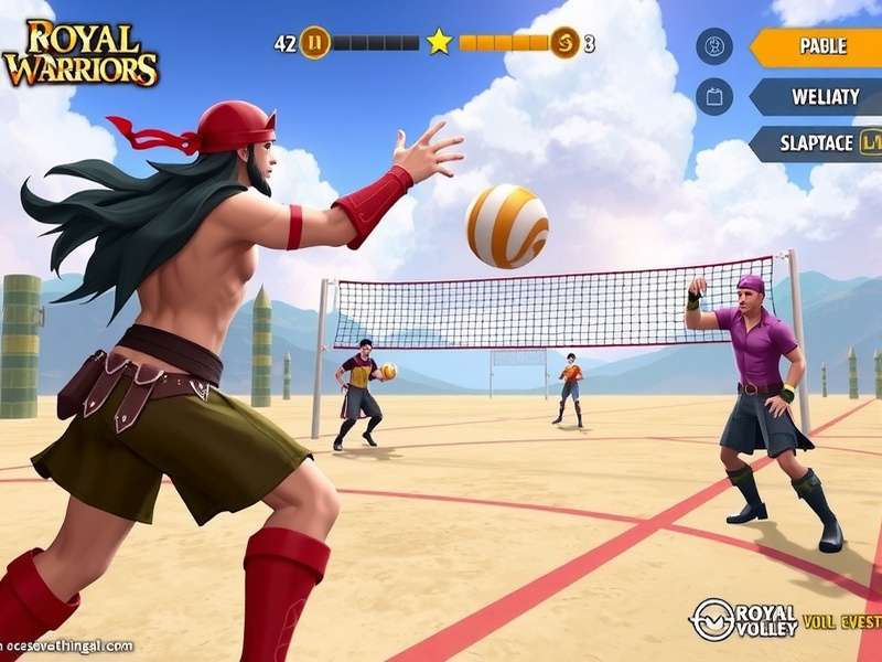 Royal Volley Warriors Gameplay